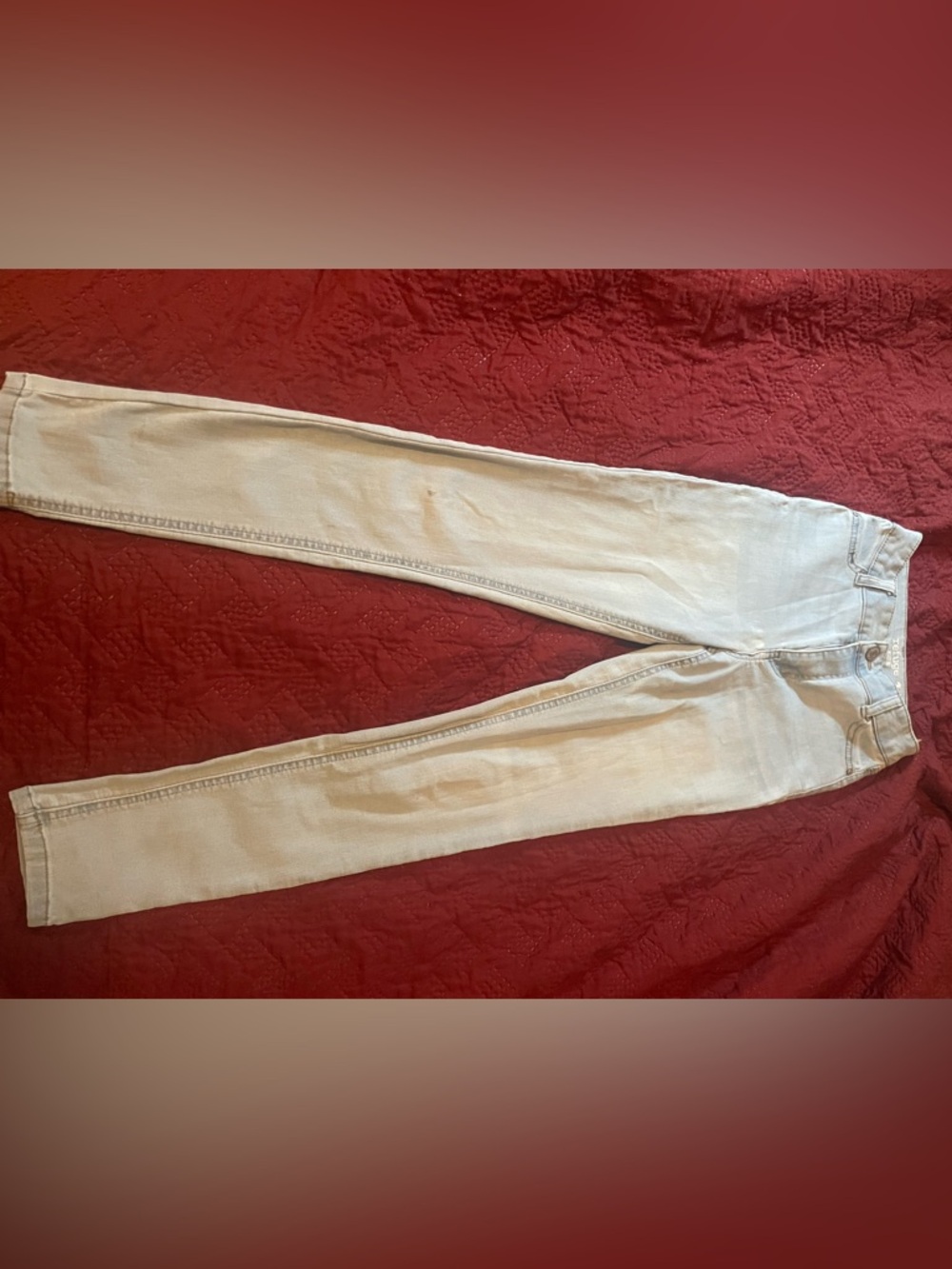 Light Wash Blue Skinny Jeans
